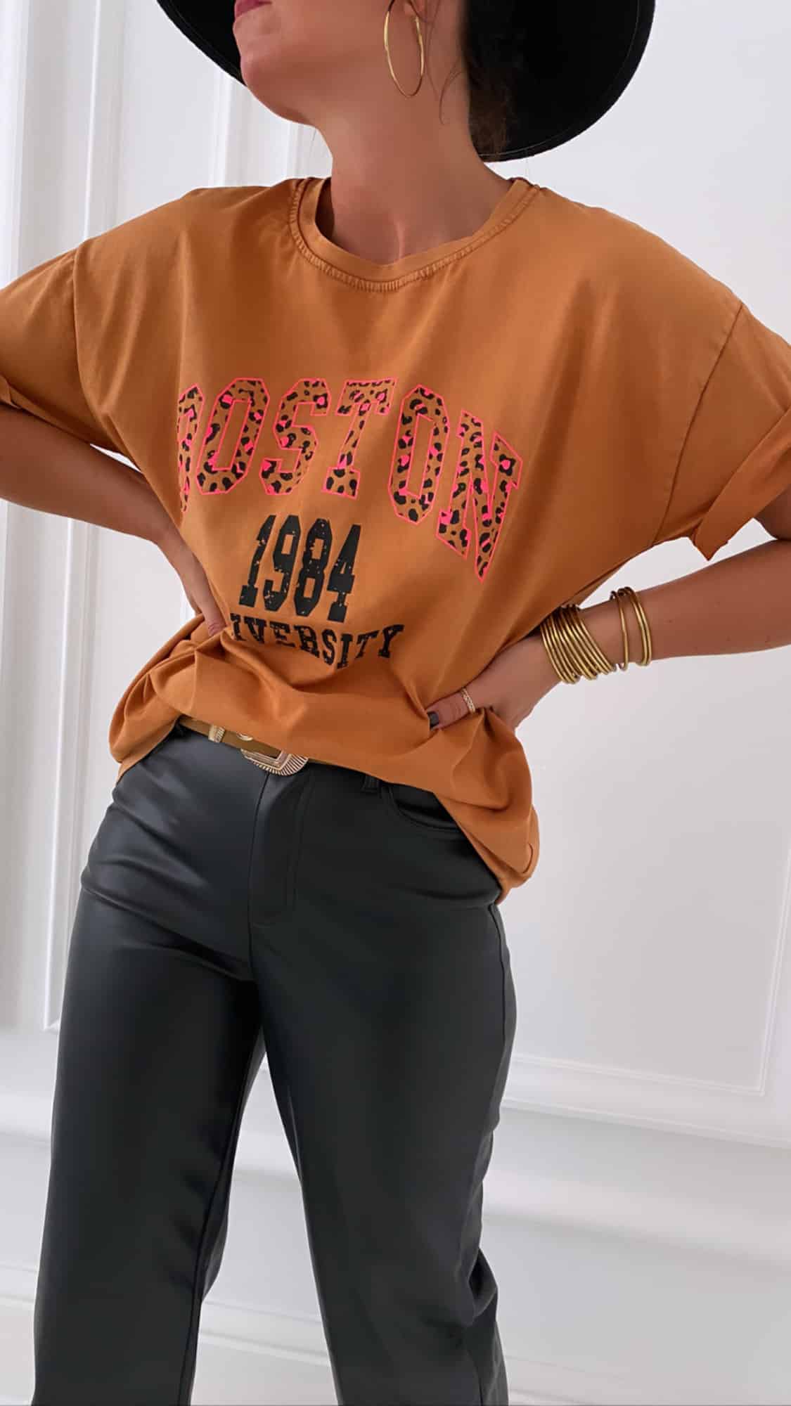 T-shirt Homme Couleur Rouille, Taille 3XL – Occasion Très Bon état, Unisexe Grand Taille, Basique Et Confortable